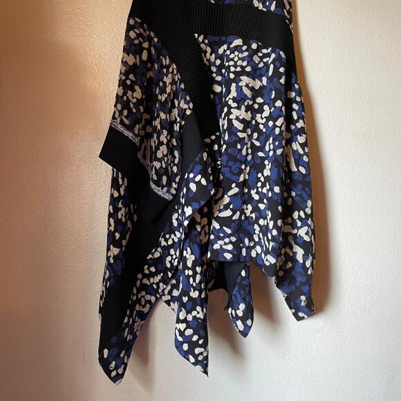 3.1 Phillip Lim Layered Painted-Dot Silk Midi Skirt w/ Rib Details - Picture 6 of 8